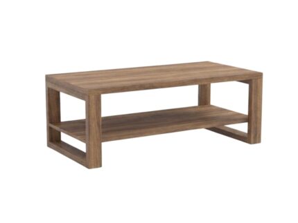 Century Modern Walnut Wood Coffee Table