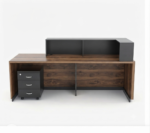 Marshal Modern Reception Desk – Ergonomic Office Front Counter for Corporate Lobbies