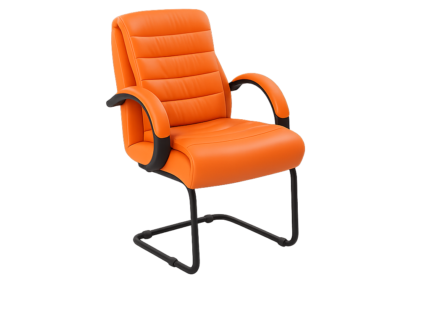 Matrix Visitor Chair PP Padded Arms Black Metal Cantilever Base Premium Office Visitor Chair
