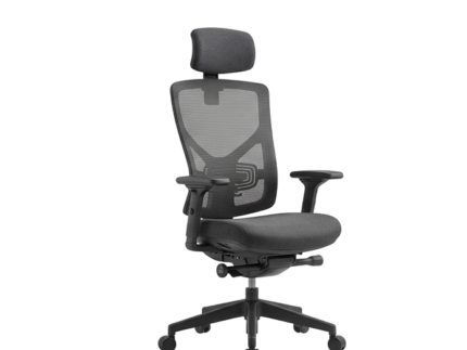 Mojanah Ergonomic High-Back Mesh Office Chair – Breathable Executive Desk Chair with Adjustable Lumbar Support & Headrest