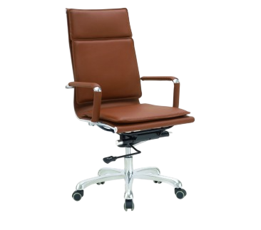 Slim W Cushion Executive Office Chair - Full Back & Mid Back with Chrome Base
