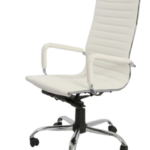 Slim Executive Ergonomic Office Chair – High-Back & Mid Back, Space-Saving Design, Breathable Support
