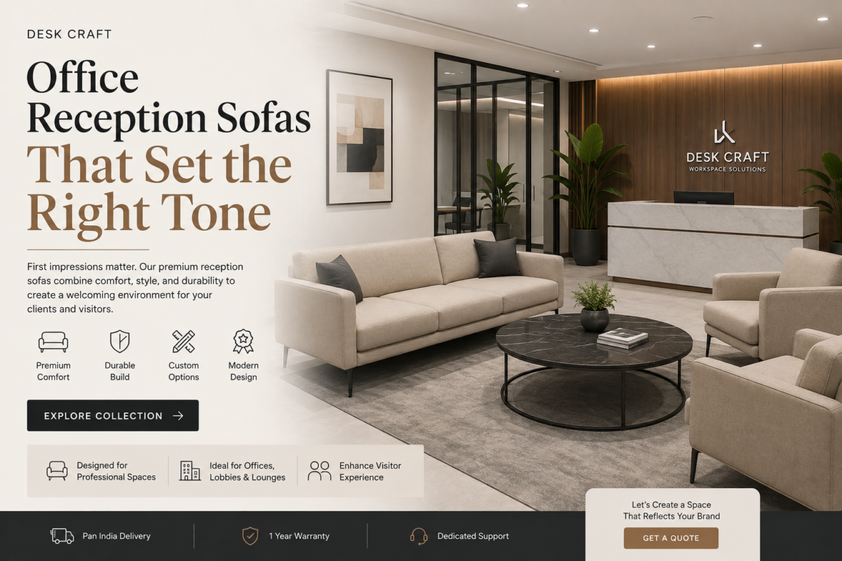 Office Reception Sofas That Set the Right Tone