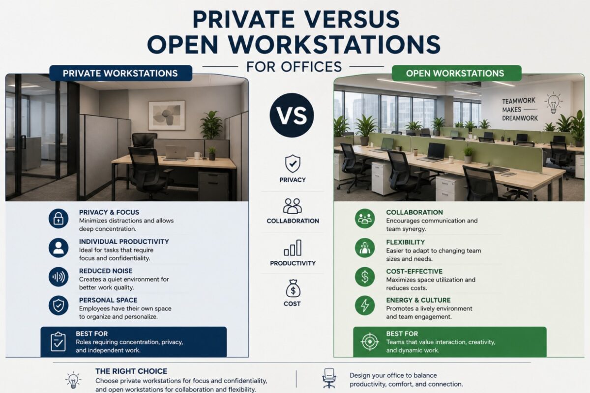 Private Versus Open Workstations for Offices 1
