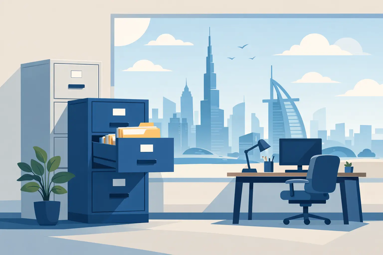 Vertical Filing Cabinets Dubai: Smarter Office Storage
