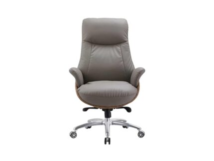 AC 13 Modern Ergonomic Executive Office Chair with Wood Accent Shell