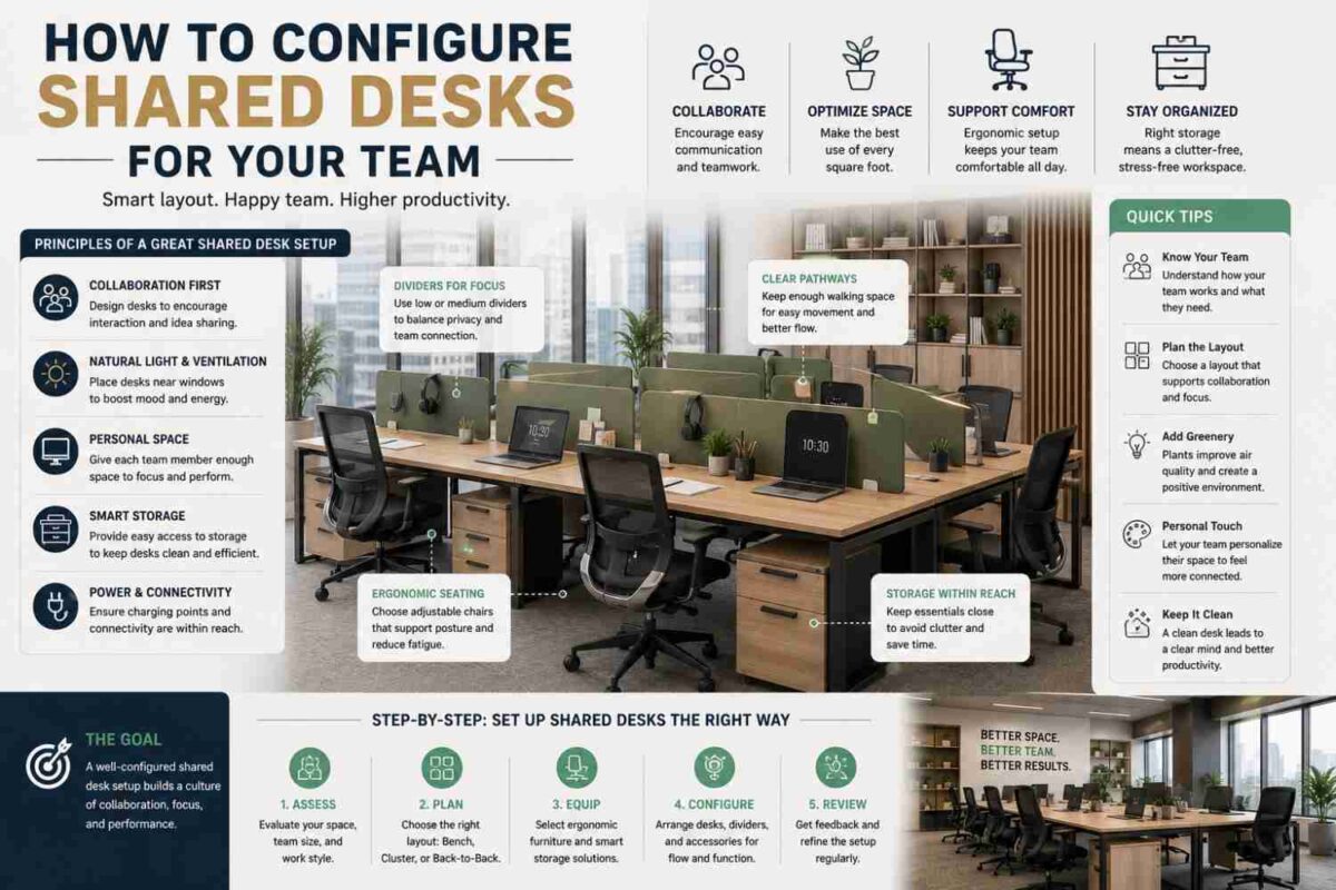 How to Configure Shared Desks for Your Team