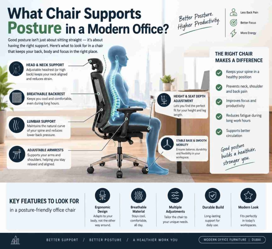 What Chair Supports Posture in a Modern Office?