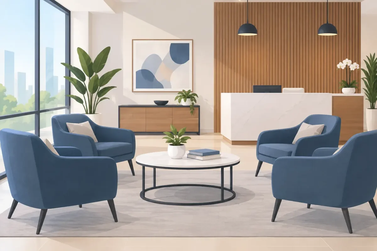 How to Arrange a Reception Lounge for Client Confidence