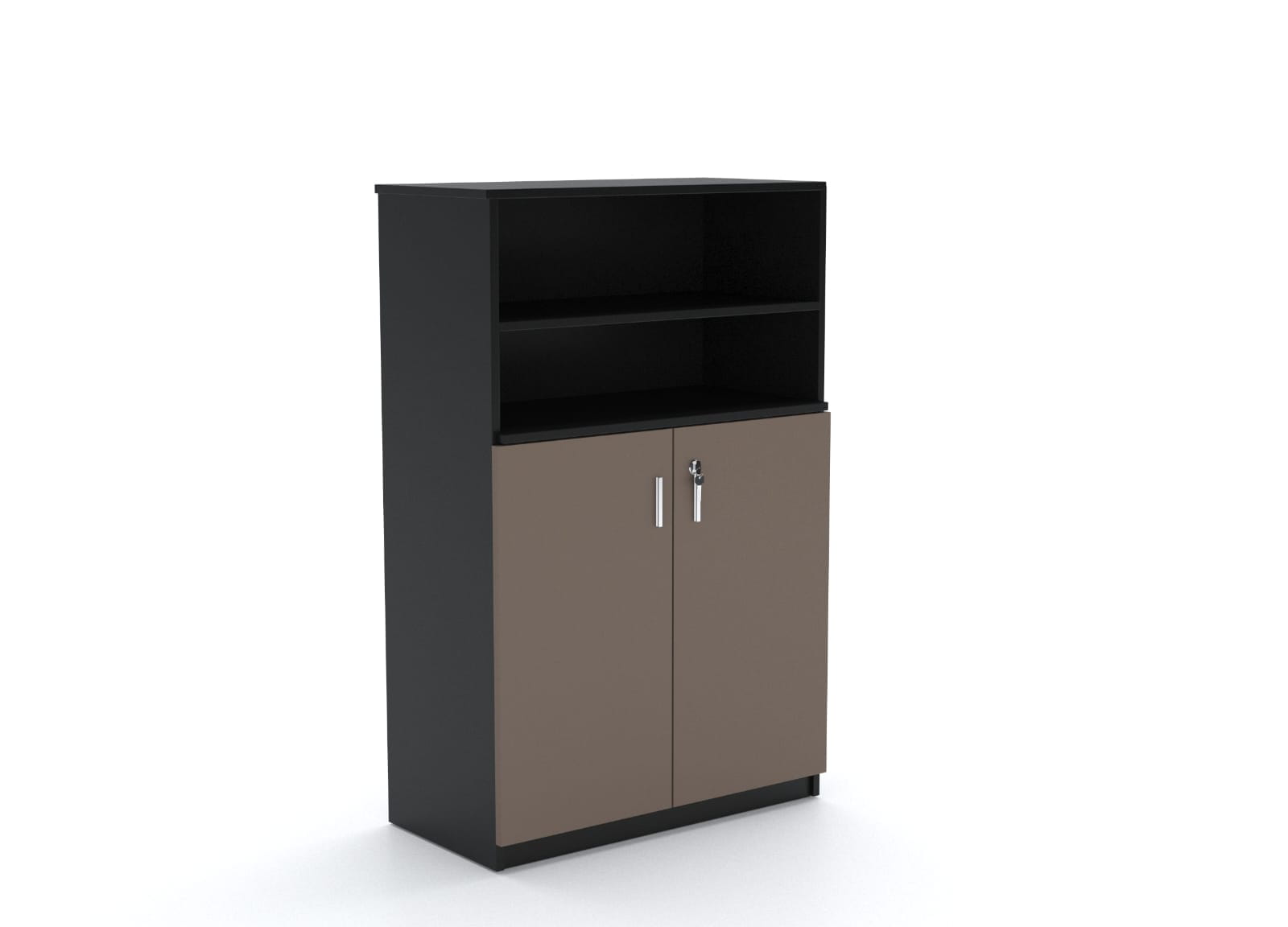AMBER Mid Height Storage Black Frame with grey door AMBER Mid Height Storage Black Frame with grey door
