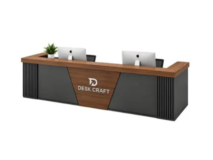 Luxe Two-Person Reception Desk