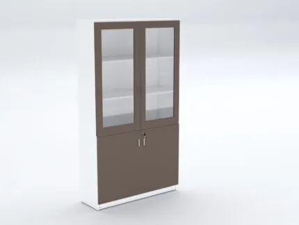 ARIX Full Height Cabinet White frame