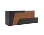 ARIX Modern Commercial Straight Reception Desk with Transaction Counter