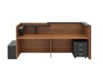 ARIX Modern Commercial Straight Reception Desk with Transaction Counter