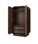 ARMORA Executive Office Storage Cabinet with Double Doors, Hanging Rod and 2 Interior Drawers