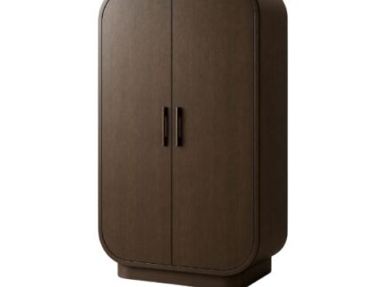 ARMORA Executive Office Storage Cabinet with Double Doors, Hanging Rod and 2 Interior Drawers