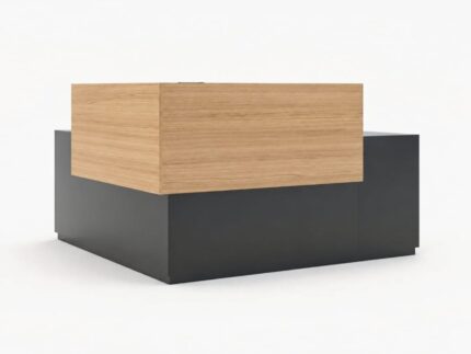 AURUM Modern L-Shaped Commercial Reception Desk
