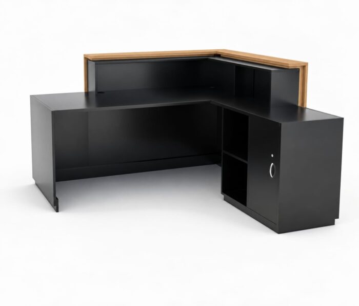 AURUM Modern L-Shaped Commercial Reception Desk