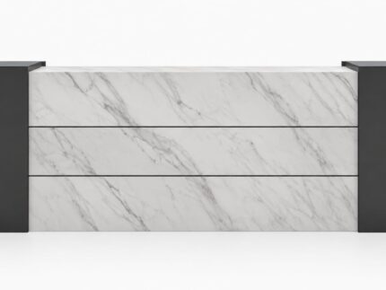 DINOMO Modern Commercial Reception Desk with Transaction Counter