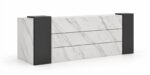 DINOMO Modern Commercial Reception Desk with Transaction Counter