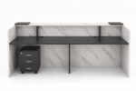 DINOMO Modern Commercial Reception Desk with Transaction Counter